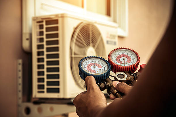 Professional Hvac technician working in New Hampton, NY
